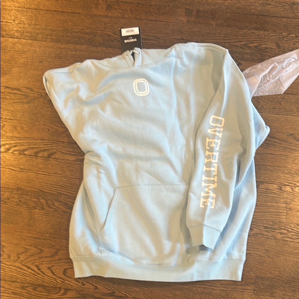 Overtime light Blue Men's hoodie